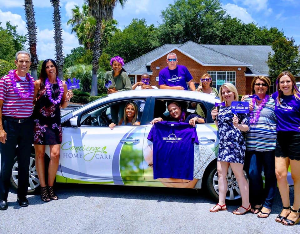 Concierge Home Care team fighting Alzheimer's Disease